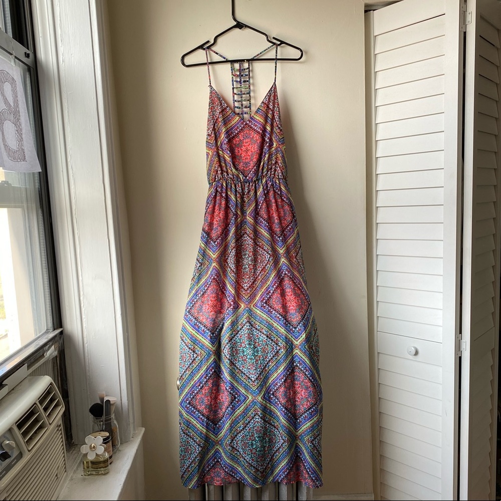 My Michele Patterned Sun Dress